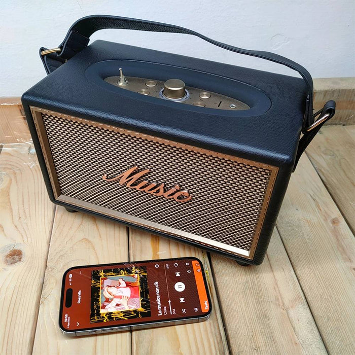 40W Retro Portable Bluetooth Speaker