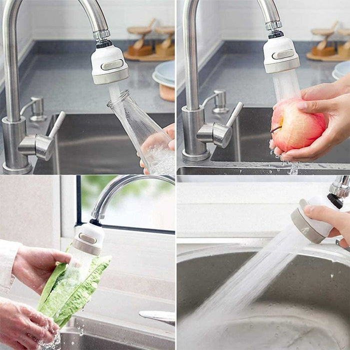 Kitchen Faucet 3 Modes 360° Rotating Aerator High Pressure