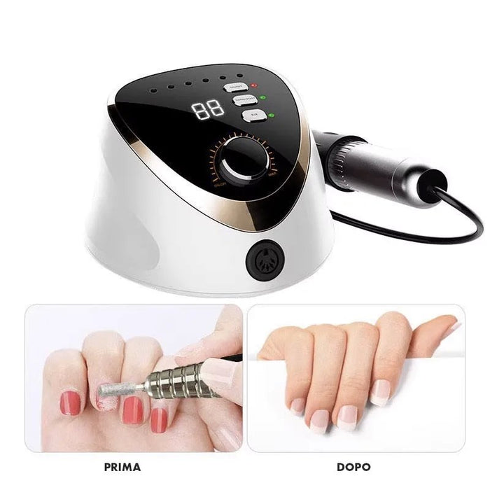 TurboNails Levigatrice Elettrica – Manicure Pedicure Professionale