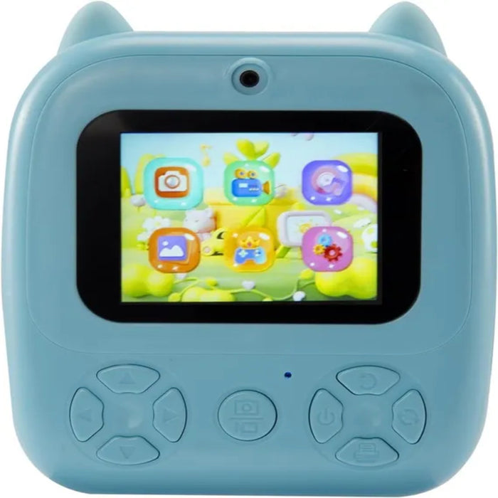 Catty Printer, Fotocamera per bambini con stampa istantanea, giochi e lettore mp3