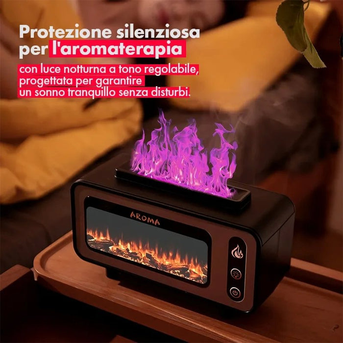 Fiamma Incantata Umidificatore e Diffusore LED