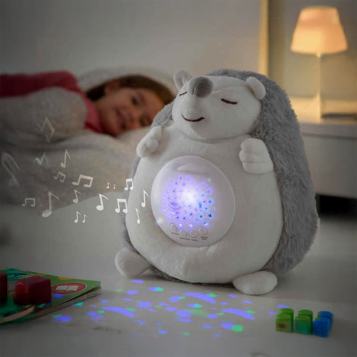 Soft Plush Hedgehog with Calming Projection for Kids