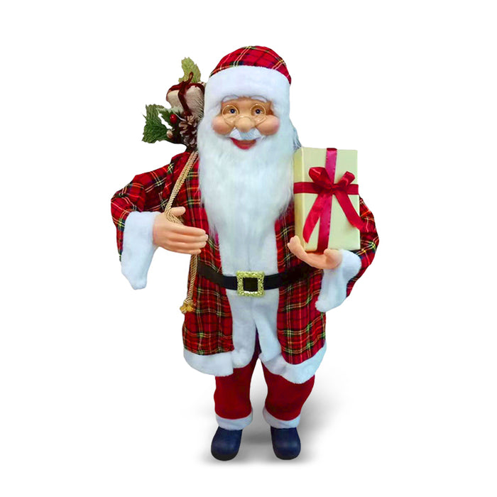 Scottish Santa Claus H110cm