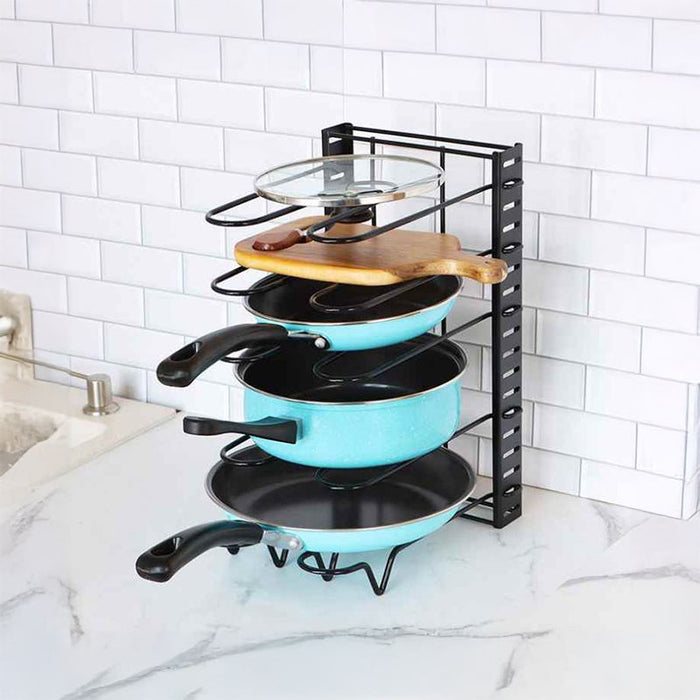 Adjustable Pot and Lids Organizer