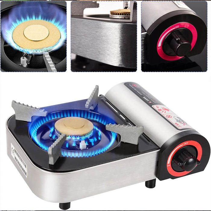 Gas Stove with Windproof Grill