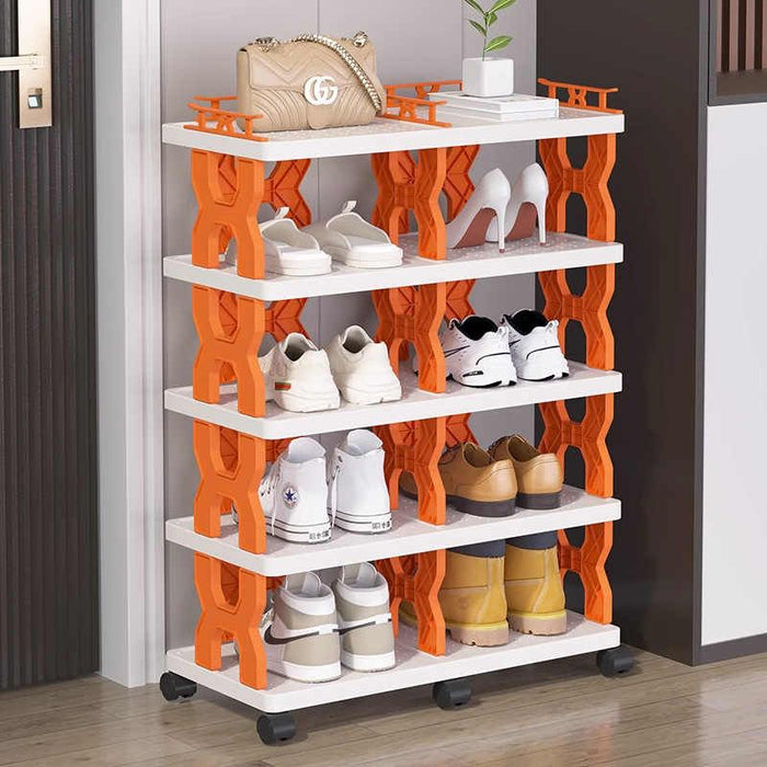 X-Tidy Rack, Porta Scarpe Salvaspazio con Design a X