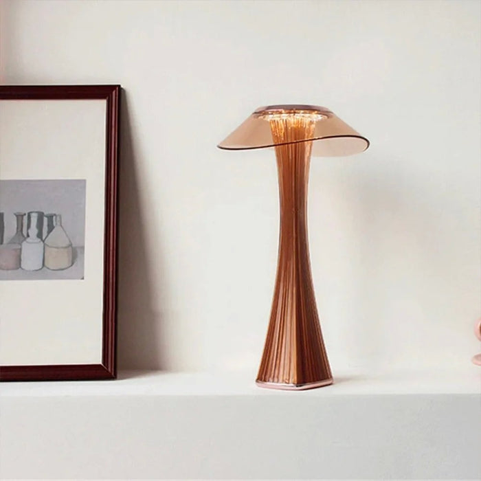 Space Lamp, modern copper table lamp