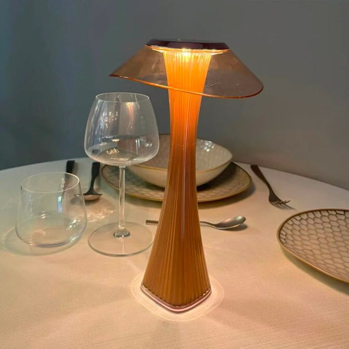 Space Lamp, modern copper table lamp