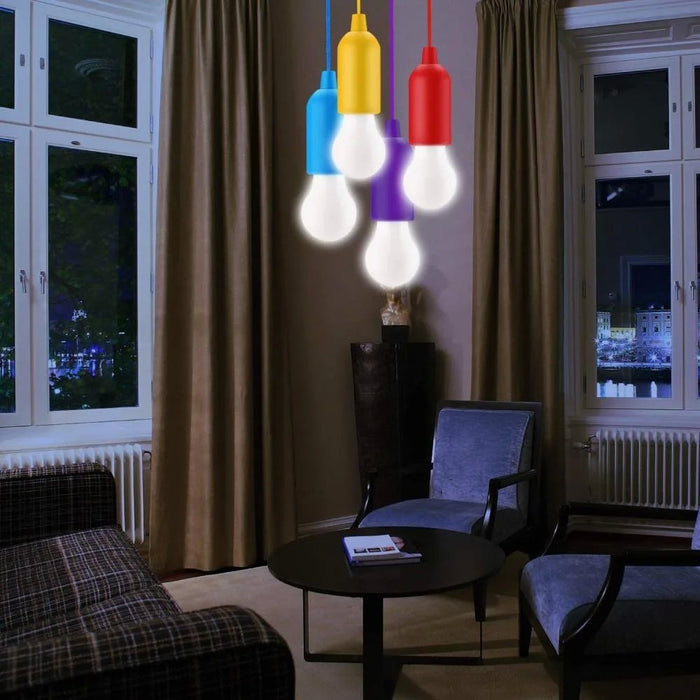 Light Bulbs with Colored Cable