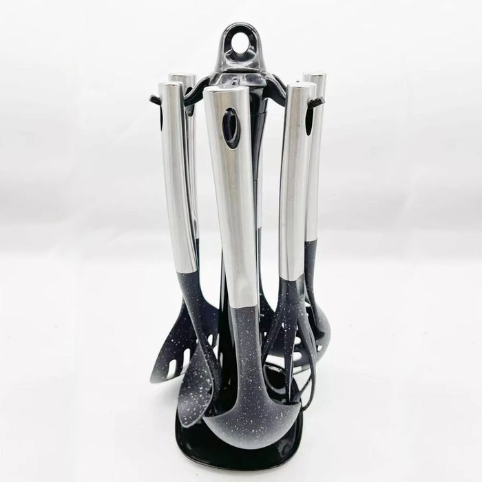 Set of 6 Kitchen Utensils with Stand