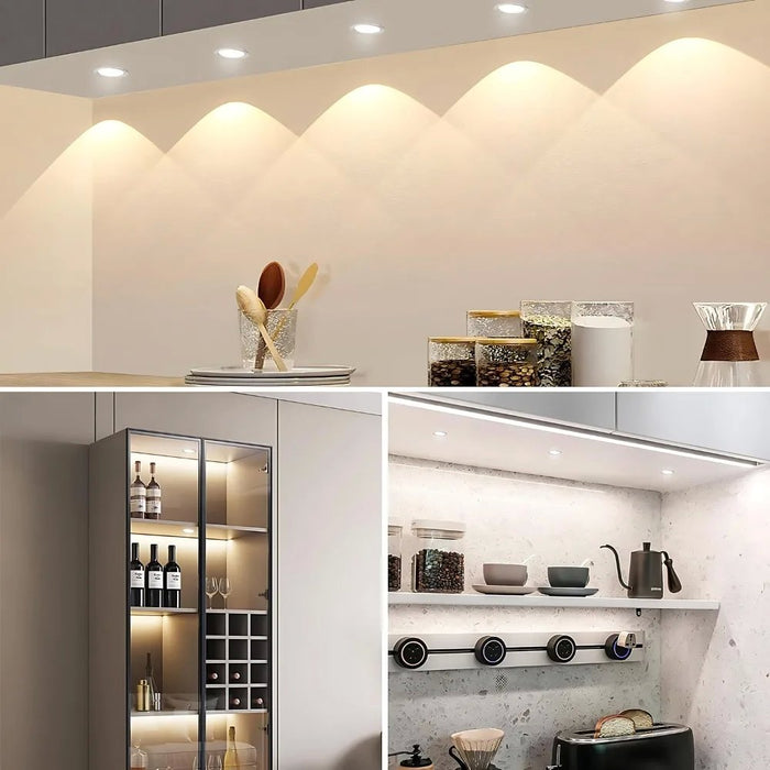 LED Recessed Furniture Spotlights 230V 3W