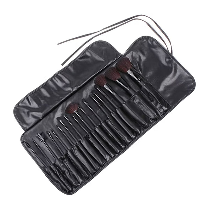 Pennelli Make Up 18 Pezzi con Custodia Protettiva