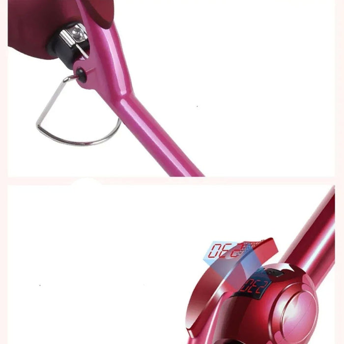 Pink Wave curling iron 9mm