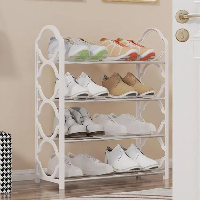 Space-saving Multilayer Shoe Rack 4 Levels