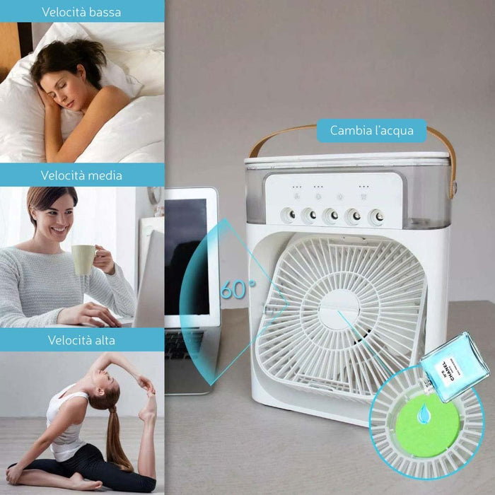 Design Air Cooler Ventilatore Condizionatore con Timer