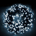 Luci di Natale cluster 1000 LED bianche con cavo verde