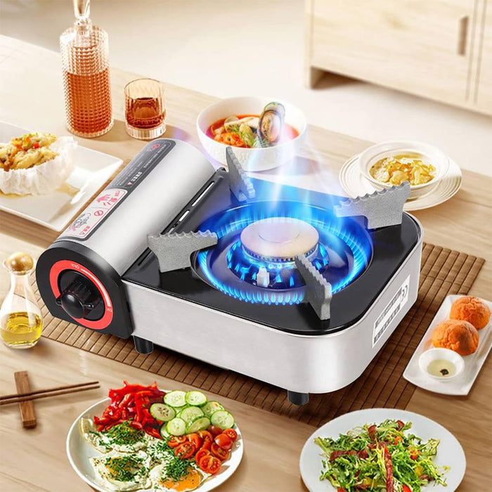 Gas Stove with Windproof Grill