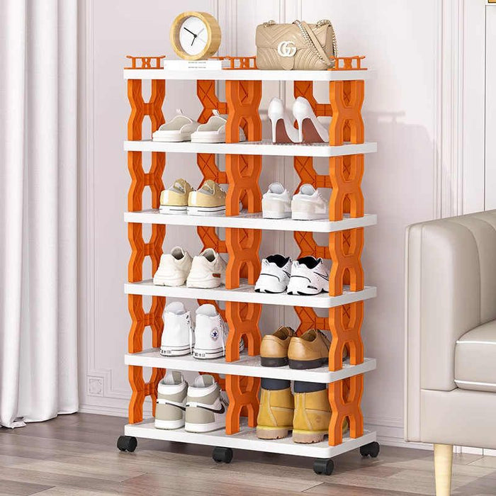 X-Tidy Rack, Porta Scarpe Salvaspazio con Design a X