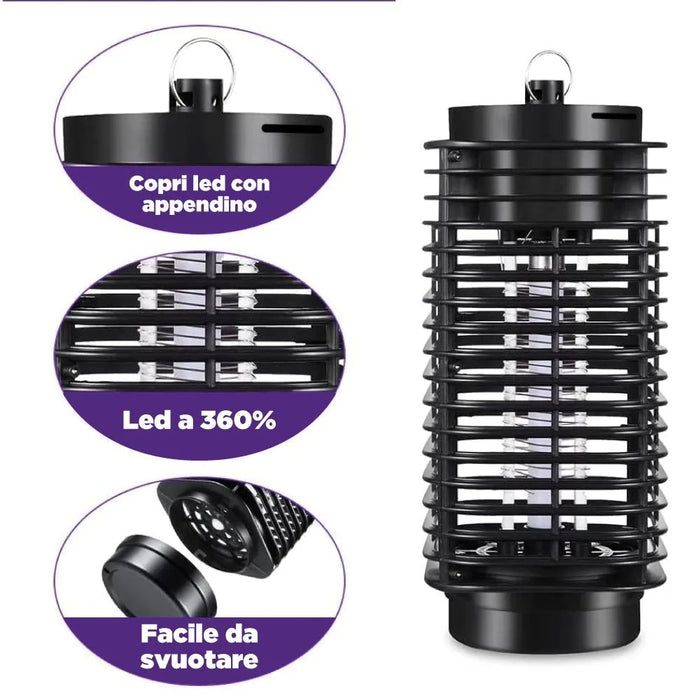 Lampada led UV anti zanzare