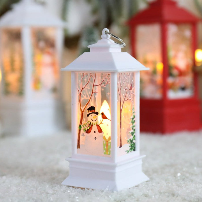 Mini LED Lantern with Christmas Motif