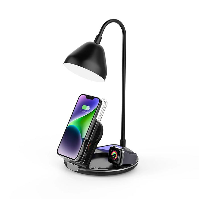 LuminaCharge – Folding Table Lamp with Wireless Charger