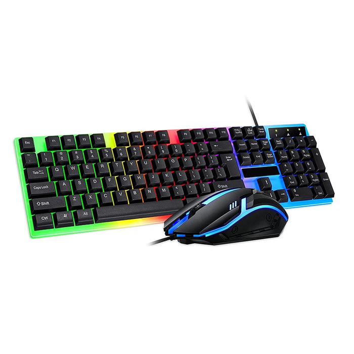 Tastiera e Mouse USB da Gaming con Layout Italiano QWERTY e LED RGB