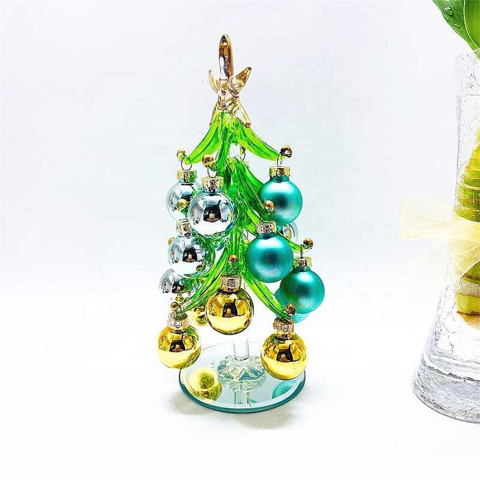 Glass Christmas Tree, Elegant Festive Decoration