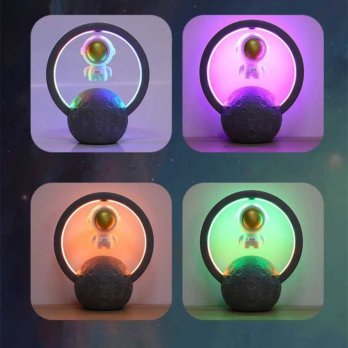 Astronaut Bluetooth Speaker with RGB LED and Magnetic Suspension