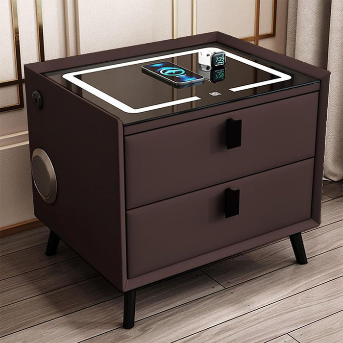 Elysia Smart Nightstand, Comodino Smart Nero