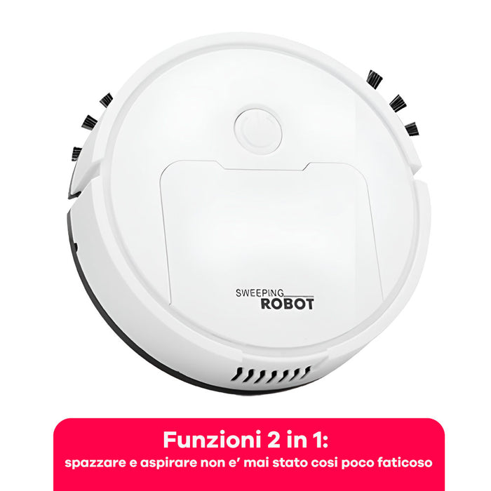 Smart Sweep Robot Aspirapolvere con Spazzole Rotanti