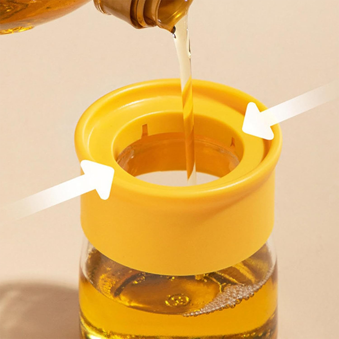 Glass Oil Dispenser with Brush