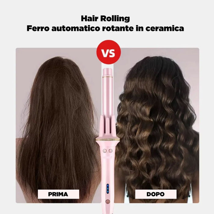 Hair Rolling, Ferro automatico rotante in ceramica