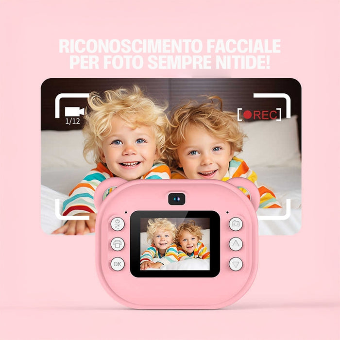 Mini Instant Camera for Kids, Instant Printing and Unlimited Fun