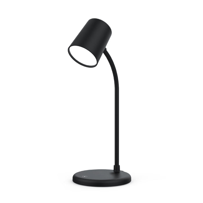 LED Lamp with Wireless Charging and Built-in Battery