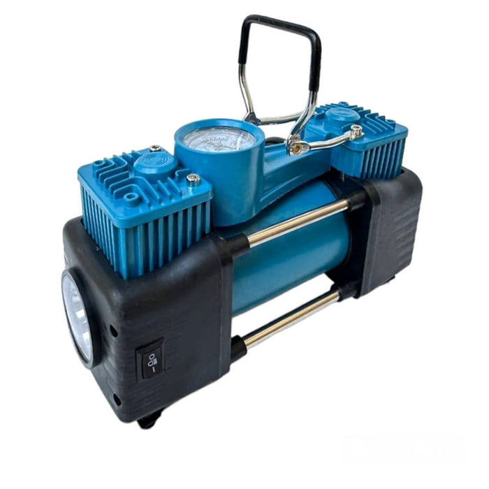 Mini Air Compressor 12V 2 Cylinders 150PSI