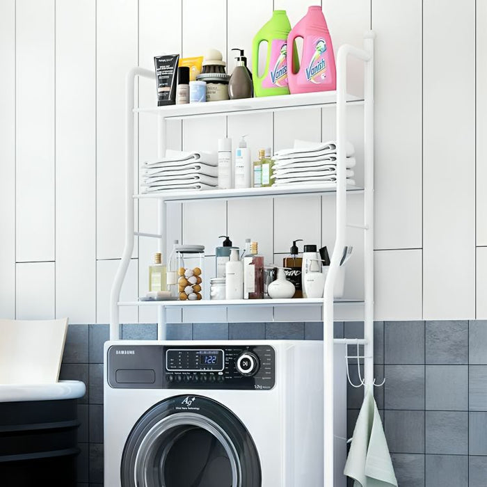 IronStorage, Multifunctional Bathroom Shelf, Washing Machine Stand