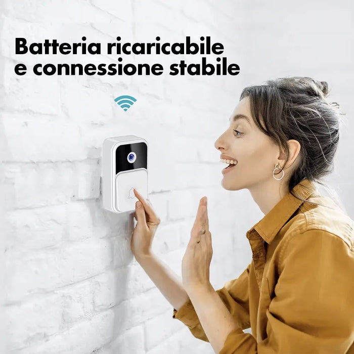 RingVision, Campanello Video WiFi con Visione Notturna