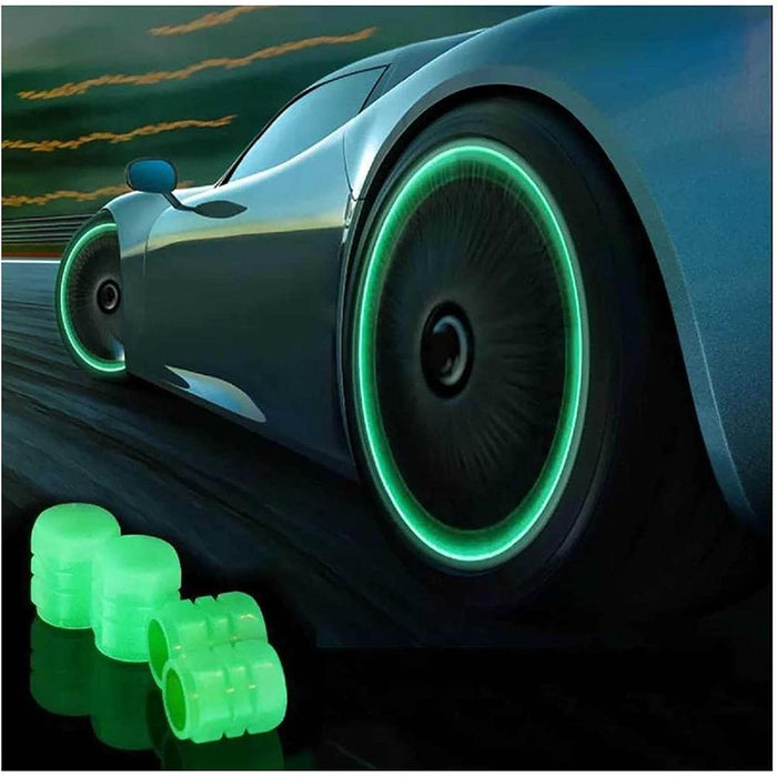 Fluorescent Tire Valve Caps