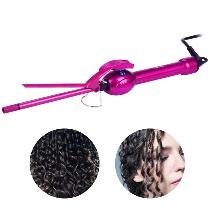 Pink Wave curling iron 9mm