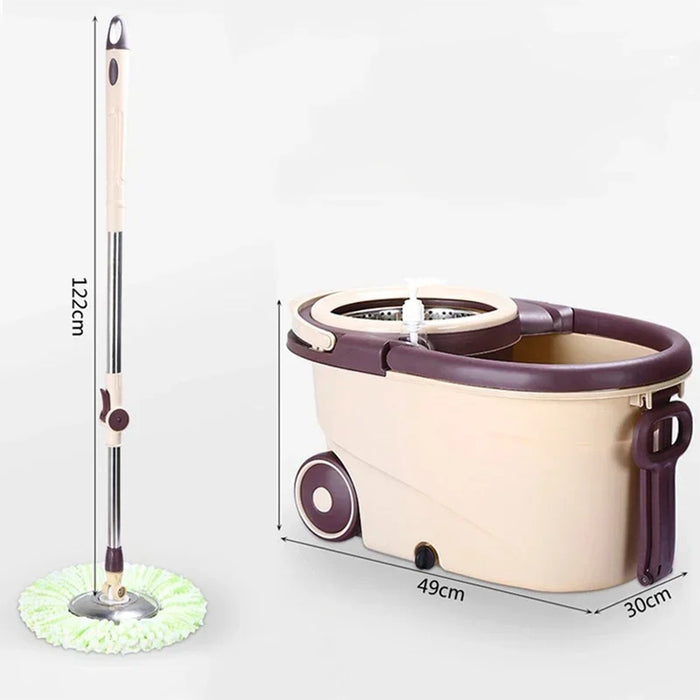 Car Mop Ergonomic Rotating Mop with Bucket