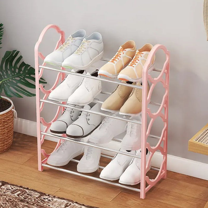 Space-saving Multilayer Shoe Rack 4 Levels