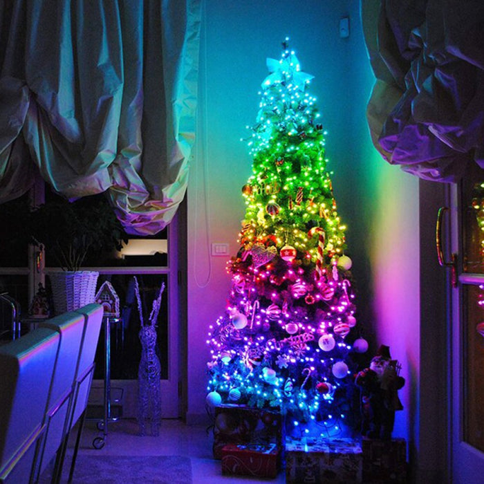 Color Christmas Bluetooth RGB Christmas Lights 10m with App