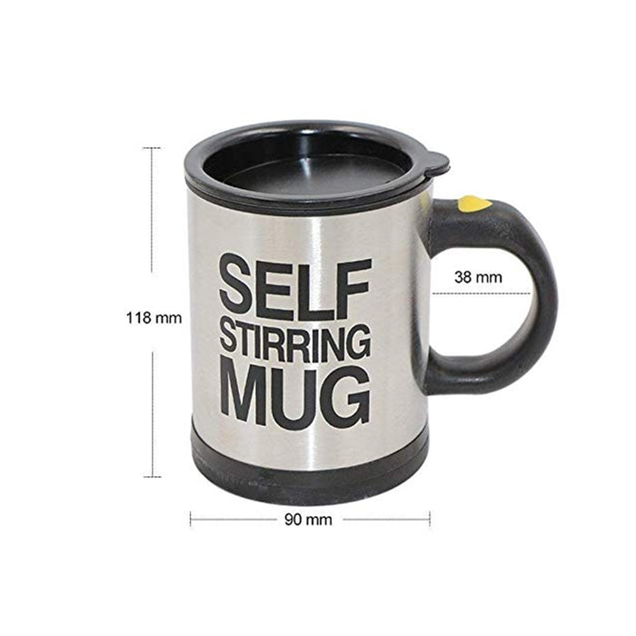 MixMug Pro Electric Self-Stirring Mug, Ideal for Travel and Home