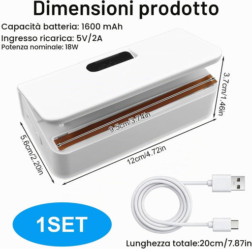 Sigillatrice 2 in 1 con taglierino