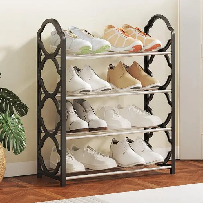 Space-saving Multilayer Shoe Rack 4 Levels