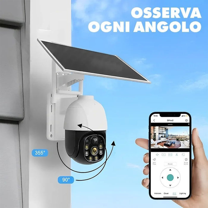 Multi-Function Solar Camera – 4G Outdoor Security