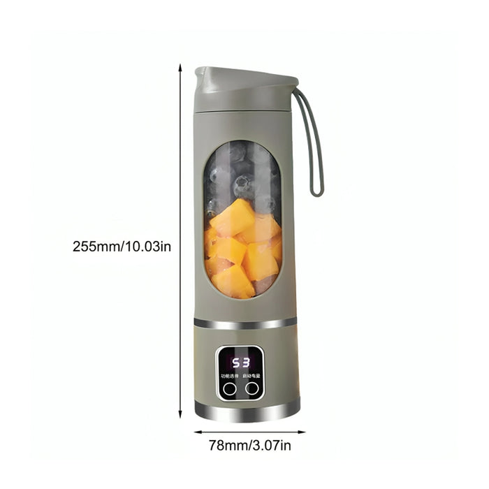 BlendPro Go, 450ml USB Rechargeable Portable Blender with 12 Blades