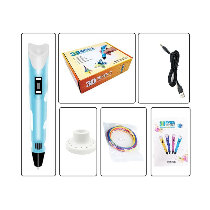 Penna 3D Bambini Schermo LCD con Filamento Regalo Creativo JuniorCare