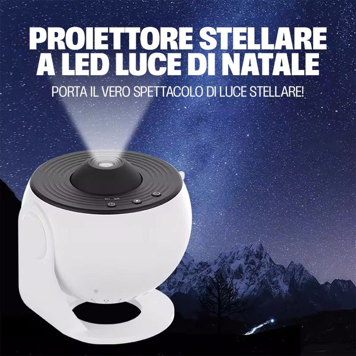 Proiettore Led Globe Galaxy, Crea Magia con 13 Scenari Stellari