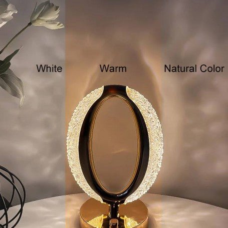 Oval Led Touch Rechargeable Lamp